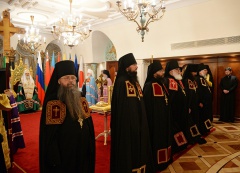 Предстоятель Русской Церкви возглавил наречение архимандрита Антония (Простихина) во епископа Сарапульского и Можгинского